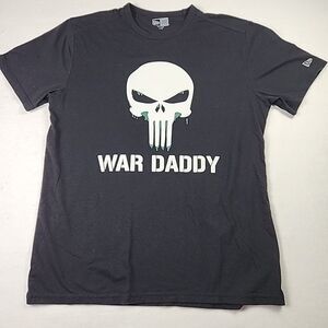 New Era Punisher War Daddy Short Sleeve T Shirt Large Marvel Disney